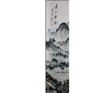 精品瓷板山水画 传统笔墨与工艺之美的完美融合